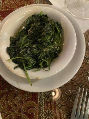 Sautéed spinach