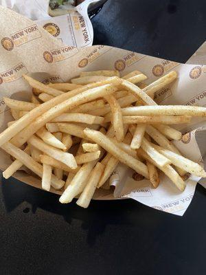 Seasoned (aka salted) fries