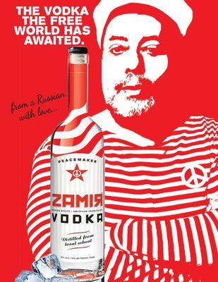 ZAMIR VODKA.....from Zamir on the (Travel Channels) show (No Reservations) with Anthony Bourdain.....and his Russian buddy (Zamir).