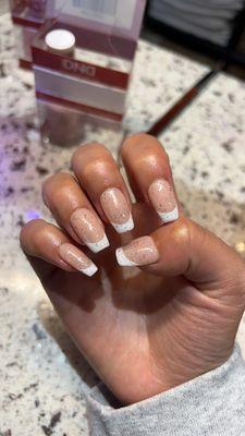 gel x french manicure