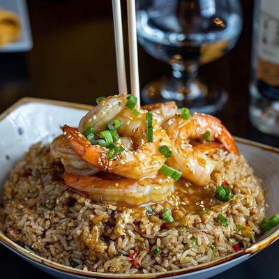 Arroz chaufa - Shrimp Chaufa