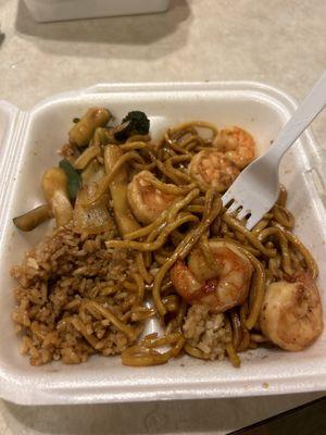 Shrimp Lo Mein Hibachi