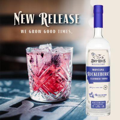 Huckleberry Flavored Vodka - New Release March 2024