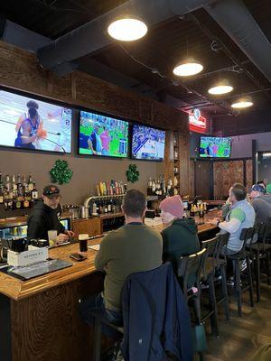 Bar with lots of TV's