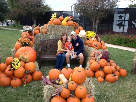 Brandy Finnessey with family at Steiner Ranch Annual Trunk or Treat