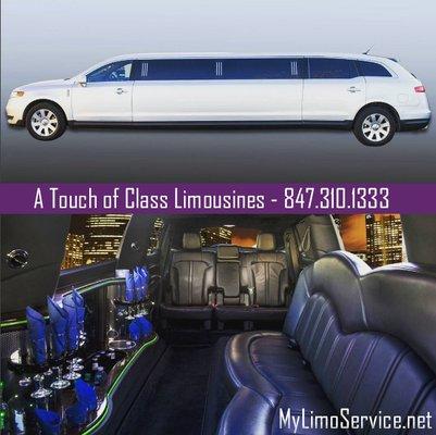 We provide "A Touch of Class" to our guest in a 10 pax limo. Reserve a vehicle today: http://www.mylimoservice.net/10-pax-limo-mkt