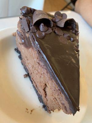 Chocolate lovers cheesecake