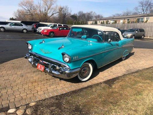 Beautiful classic car that came  into the shop