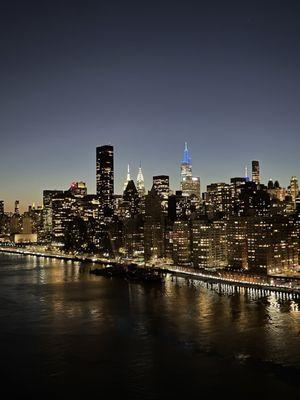 Gorgeous view of the city from RI