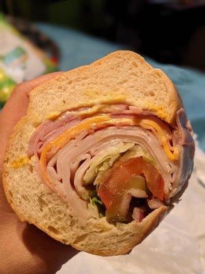 Club on french roll