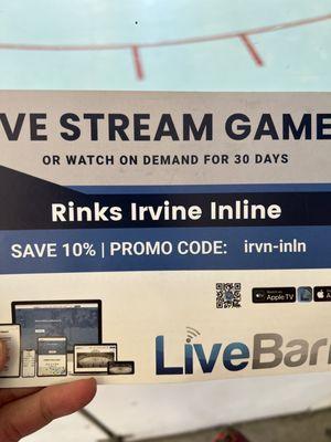 10% off promo code to Live Barn; so who's taking them if I watch online? Ha