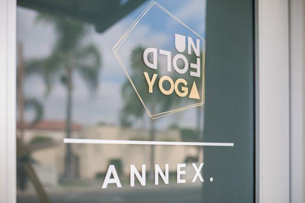 The Annex. Our workshop space located just a few doors down from the yoga studio.