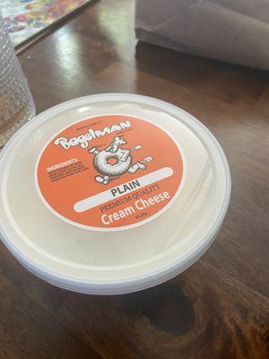 Cream cheese plain