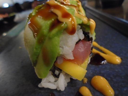 Mexican roll, close-up.