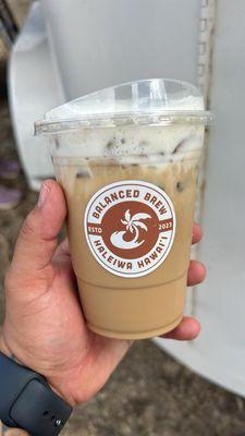 Iced dream girl latte