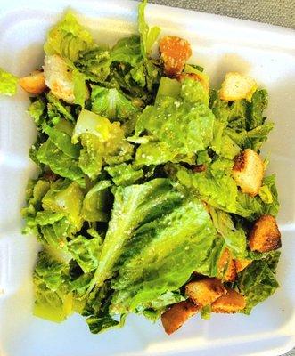 Crisp Caesar salad