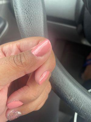 Bad nail job