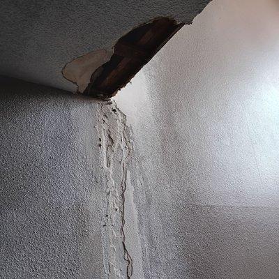 Hole in ceiling almost a year