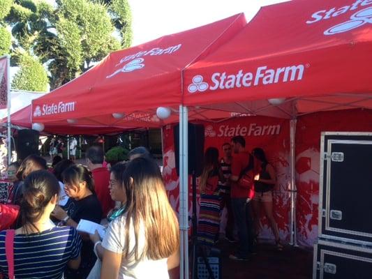 State Farm 626 Night.  Free Giveaways!!