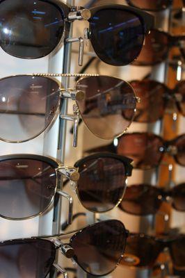 Sunglasses of many styles