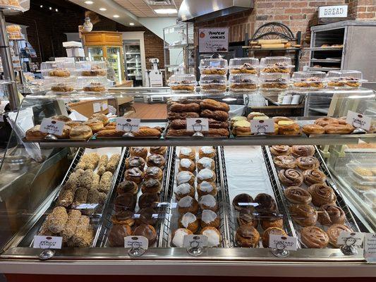 Their delicious counter full of delicacies