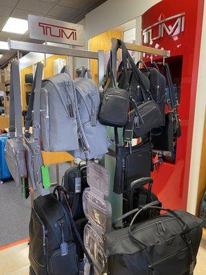 Tumi backpacks.