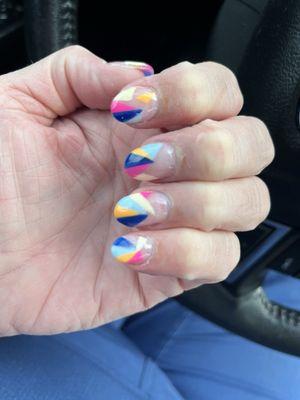 80s nails for party