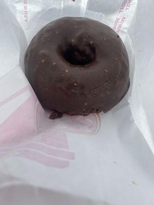 Chocolate cake donut