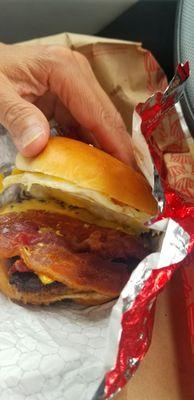 Baconator breakfast sandwich