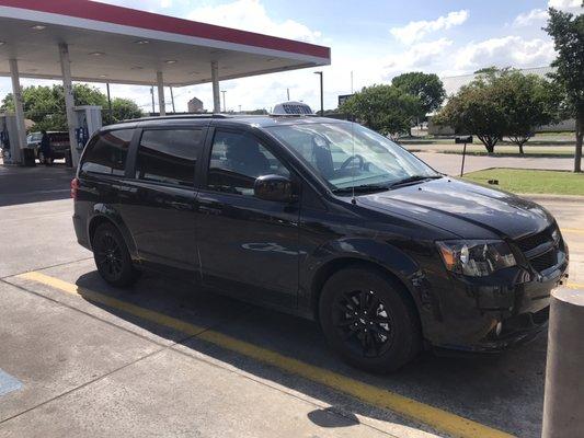 6 Passenger Dodge Van.