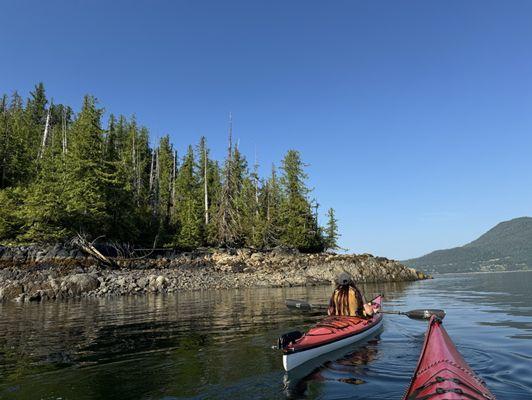 Orcas cove kayaking