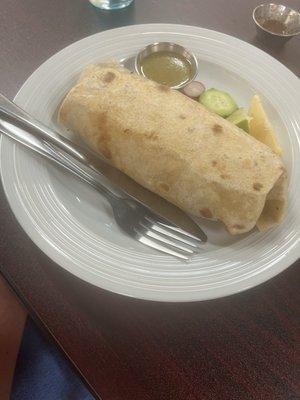 Carne Asada Burrito