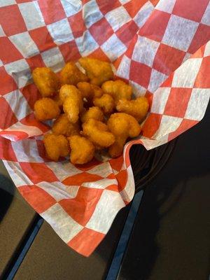 Deep fried cauliflower yum!