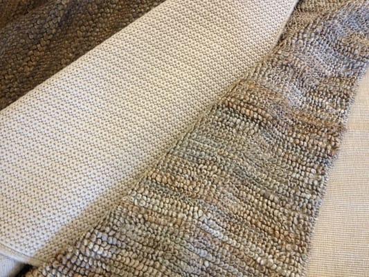 Natural fibers textured