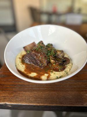 Braised Short Rib and Polenta