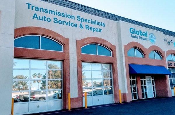 Global Auto Repair  Transmission Specialists Mon-Fri 8am-5pm
 702-998-9900