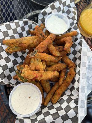 Fried green beans