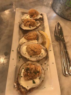 Fried oysters