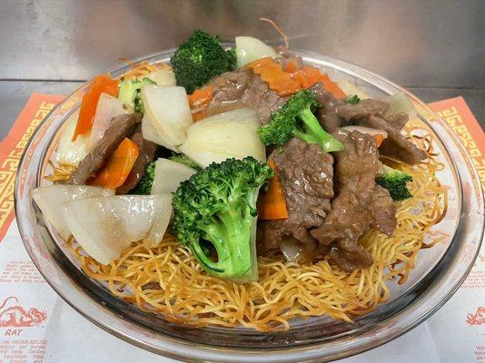 Beef Pan Fried Noodle