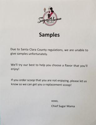 Sample Policy 9/29/20