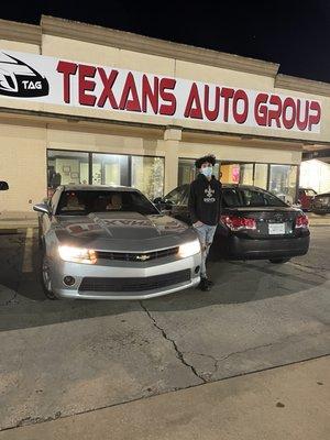 Texans Auto Group help me get the car I wanted with the amount down I had in hand. Thank you!