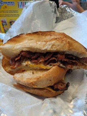 Now that's a Bacon, Egg and cheese