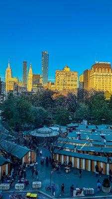 Holiday Market from above