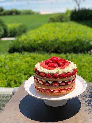 Strawberry Shortcake Cake