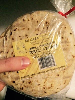 Try their Apple cinnamon tortillas! So good!