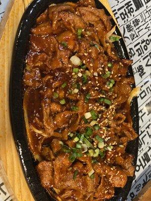 Spicy pork