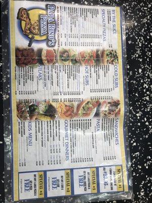 Menus