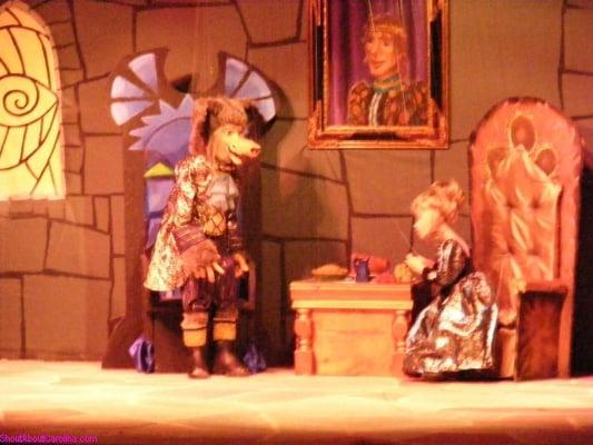 Beauty and the Beast puppet show