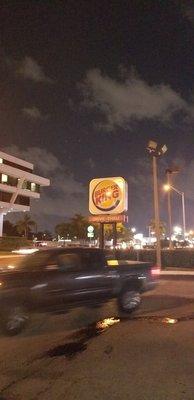 Burger King sign (no lights)