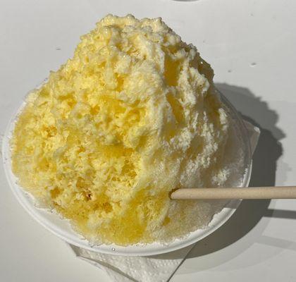 Experimental: Almond Float Shave Ice! Mandarin Orange / Lychee Syrup